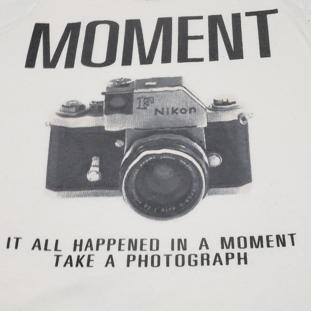 White Camera Graphic Tank top